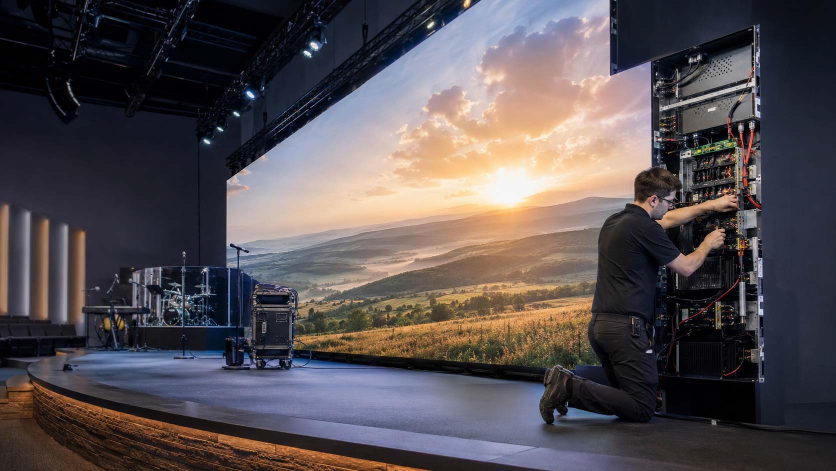 What Electrical Work Does an LED Video Wall Need? A U.S. Site Planning Guide